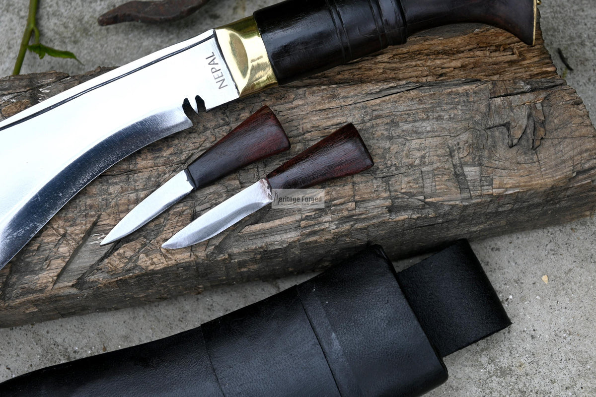 CURRENT OFFICIAL KHUKURI / Nepal police khukuri/ 9 inches Long blade official kukri / Standard kukri/ Leaf spring of truck/Sharpen