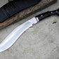 KHUKURI MACHETE/ kukri Machete/ 12 inches Long Blade Heavy duties machete/ Full tang/ Leaf spring of truck/ Tempered/Sharpen/Working