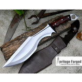 CHOPPER MACHETE / Large Jungle Machete/ 15 inches Long Blade Heavy duties machete/ Full tang/ Leaf spring of truck/ Tempered/Sharpen/Working