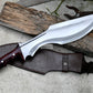 CHOPPER MACHETE / Large Jungle Machete/ 15 inches Long Blade Heavy duties machete/ Full tang/ Leaf spring of truck/ Tempered/Sharpen/Working