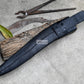 KHUKURI SWORD/ Large kukri Machete/ 21 inches Long Blade Heavy machete/ Full tang/ Leaf spring of truck/ Tempered/Sharpen/Working