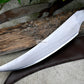 KHOPESH MACHETE/ 16 inches Long Blade hand forged Egyptian  khopesh sword /Leaf spring of truck /Sharpen/Tempered/Ready to use/knife/knives