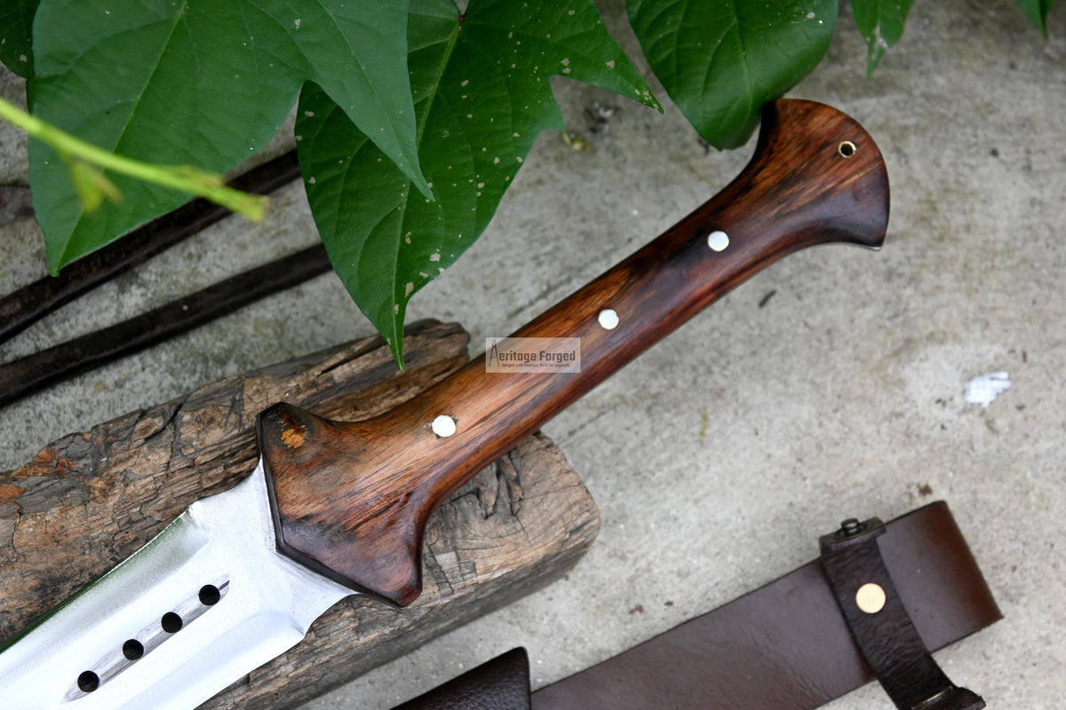GLADIUS SWORD /21 inches long Blade Hand Forged Sword/ Gladius Machete/Handmade from Leaf spring of Truck-Balance water tempered/Sharp