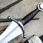 VIKING SWORD/24 inches Long Blade hand forged Sword/Leaf spring of truck/Rosewood Handle/Sharpen/Tempered/Ready to use/knife/knives