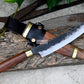 HUNTING KNIFE/7.5 inches long blade hunting knife/handmade knife/Leaf spring of truck/wooden Handle/Sharpen/Tempered/knife/knives