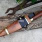 BUSHCRAFT KNIFE/Handmade kitchen knife/camping knife/hand forged knife/full tang/wooden scabbard/sharpen/Tempered/Ready to use/working knife