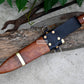CHEF KNIFE / 10 inches long Blade / Hand forged hunting knife / jungle chef knife / Tempered / Sharpen/ Ready to use