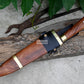 CHEF KNIFE / 10 inches long Blade / Hand forged hunting knife / jungle chef knife / Tempered / Sharpen/ Ready to use
