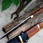 CHEF KNIFE / 10 inches long Blade / Hand forged hunting knife / jungle chef knife / Tempered / Sharpen/ Ready to use