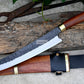 HUNTING CHEF KNIFE / 10 inches long Blade / Hand forged hunting knife / jungle chef knife / Tempered / Sharpen/ Ready to use