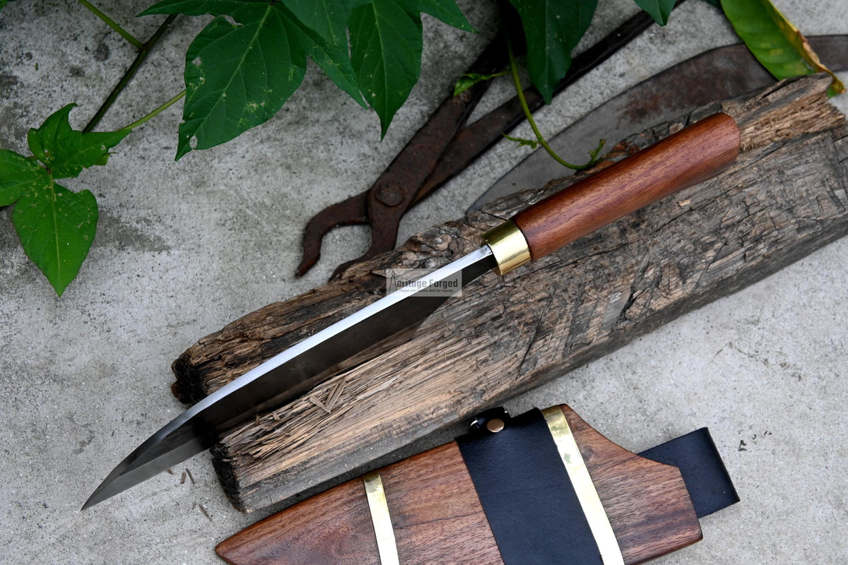 CHEF CLEAVER/Kitchen Chopper / 9 inches long Blade / Hand forged hunting knife / jungle chef knife / Tempered / Sharpen/ Ready to use