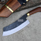 CHEF CLEAVER/ Kitchen Chopper / 10 inches long Blade / Hand forged hunting knife / jungle chef knife / Tempered / Sharpen/ Ready to use