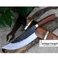 CHEF CLEAVER/ Kitchen Chopper / 10 inches long Blade / Hand forged hunting knife / jungle chef knife / Tempered / Sharpen/ Ready to use