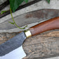 CHEF CLEAVER/ Kitchen Chopper / 10 inches long Blade / Hand forged hunting knife / jungle chef knife / Tempered / Sharpen/ Ready to use