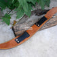 SCIMITAR MACHETE/21 inches Long Blade hand forged Sword/Leaf spring of truck/Rosewood Handle/Sharpen/Tempered/Ready to use/knife/knives