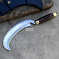 SICKLE KNIFE/Traditional Nepalese knife/Farmer Sickle /Leaf spring of truck/Rosewood Handle/Sharpen/Tempered/Ready to use/knife/knives