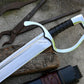 FALICON MACHETE / Large Jungle Clever/22 inches Long Blade Heavy duties machete/ Full tang/ Leaf spring of truck/ Tempered/Sharpen/Working