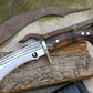 TRADITIONAL KHUKURI / kukri Machete/ 13 inches Long Blade Heavy duties machete/ Full tang/ Leaf spring of truck/ Tempered/Sharpen/Working