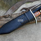 BOWIE KNIFE / 12 inches long Blade / Hand forged Bowie knife / Made from Leaf spring of truck / Tempered / Sharpen/ Ready to use