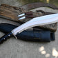LARGE KHUKURI / Large kukri Machete/ 16 inches Long Blade Heavy machete/ Full tang/ Leaf spring of truck/ Tempered/Sharpen/Working