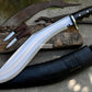 LARGE KHUKURI / Large kukri Machete/ 16 inches Long Blade Heavy machete/ Full tang/ Leaf spring of truck/ Tempered/Sharpen/Working