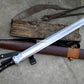 NORSEMAN VIKING SWORD/24 inches Long Blade hand forged Sword/Leaf spring of truck/Rosewood Handle/Sharpen/Tempered/Ready to use/knife/knives