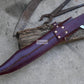 SCIMITAR SWORD/18 inches Long Blade hand forged Sword/Leaf spring of truck/Rosewood Handle/Sharpen/Tempered/Ready to use/knife/knives