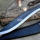 LARGE FARMER KHUKURI / Large kukri Machete/ 18 inches Long Blade Heavy machete/ Full tang/ Leaf spring of truck/ Tempered/Sharpen/Working