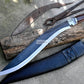 LARGE FARMER KHUKURI / Large kukri Machete/ 18 inches Long Blade Heavy machete/ Full tang/ Leaf spring of truck/ Tempered/Sharpen/Working