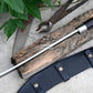 FARMER CLEAVER/  Chopper / 13 inches long Blade / Hand forged hunting knife / jungle  Machete knife / Tempered / Sharpen/ Ready to use