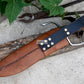 BUTTERFLY KUKRI / 12 inches long Blade / Hand forged Bowie knife / Made from Leaf spring of truck / Tempered / Sharpen/ Ready to use