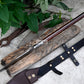 HUNTING SPEAR / hand forged spear /9 inches Long Blade spear/ throwing Spear/ Full tang/ Leaf spring of truck/ Tempered/Sharpen
