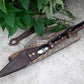 HUNTING SPEAR / hand forged spear /9 inches Long Blade spear/ throwing Spear/ Full tang/ Leaf spring of truck/ Tempered/Sharpen