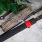 SPARTAN MACHETE / Large Jungle Machete/21 inches Long Blade Heavy duties machete/ Full tang/ Leaf spring of truck/ Tempered/Sharpen/Working