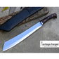 PARANG MACHETE / Large Jungle Machete/16 inches Long Blade Heavy duties machete/ Full tang/ Leaf spring of truck/ Tempered/Sharpen/Working