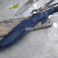 KUKRI MACHETE / Large Jungle Machete/ 18 inches Long Blade Heavy duties khukuri / Full tang/ Leaf spring of truck/ Tempered/Sharpen/Working