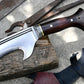 KUKRI MACHETE / Large Jungle Machete/ 18 inches Long Blade Heavy duties khukuri / Full tang/ Leaf spring of truck/ Tempered/Sharpen/Working