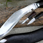 JUNGLE KHUKURI / kukri Machete/ 10 inches Long blade official khukuri / Full tang/ Leaf spring of truck/ Tempered/Sharpen/Working kukri