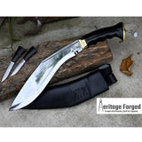 OFFICIAL KHUKURI / kukri Machete/ 10 inches Long blade official kukri / Gripper Handle/ Leaf spring of truck/ Tempered/Sharpen/Working kukri