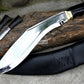 OFFICIAL KHUKURI / kukri Machete/ 10 inches Long blade official kukri / Gripper Handle/ Leaf spring of truck/ Tempered/Sharpen/Working kukri