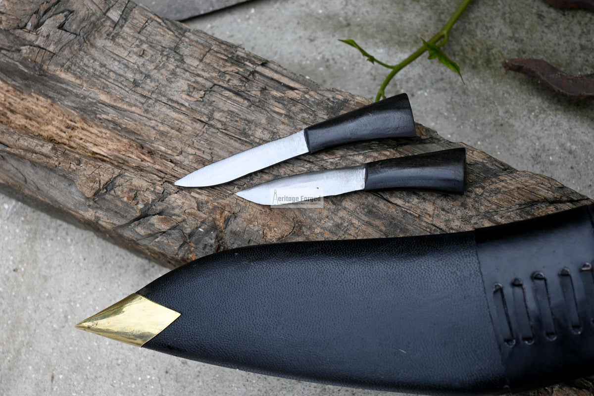 OFFICIAL KHUKURI / kukri Machete/ 10 inches Long blade official kukri / Gripper Handle/ Leaf spring of truck/ Tempered/Sharpen/Working kukri