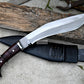 KHUKURI MACHETE/ kukri Machete/ 12 inches Long Blade Heavy duties machete/ Full tang/ Leaf spring of truck/ Tempered/Sharpen/Working