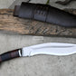 KUKRI KNIFE /khukuri/ 10 inches Long Blade Fast striker khukuri / Full tang/ Leaf spring of truck/ Tempered/Sharpen/Working
