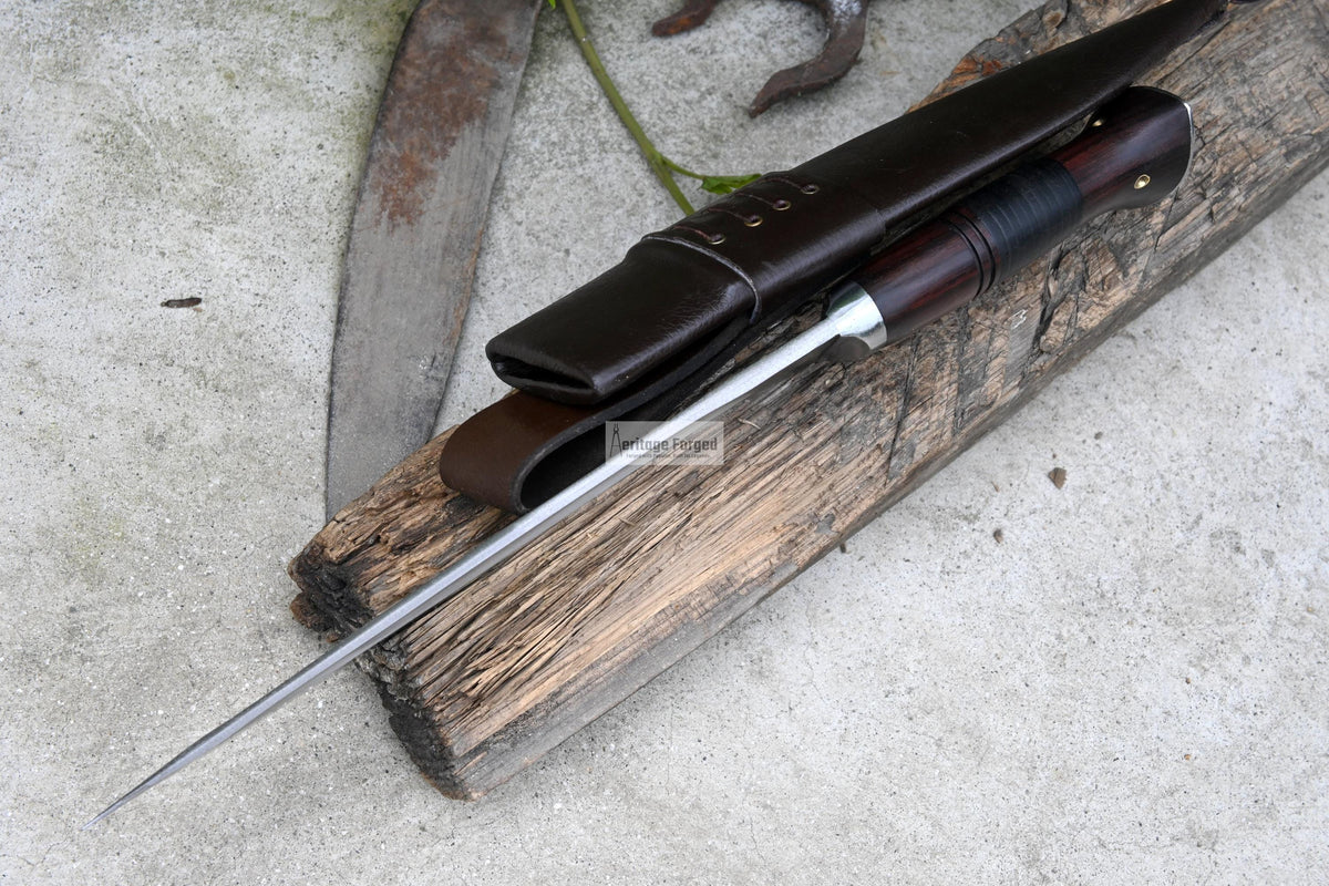 KUKRI KNIFE /khukuri/ 10 inches Long Blade Fast striker khukuri / Full tang/ Leaf spring of truck/ Tempered/Sharpen/Working