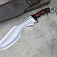 CHOPPER MACHETE / Large Jungle Machete/ 15 inches Long Blade Heavy duties machete/ Full tang/ Leaf spring of truck/ Tempered/Sharpen/Working
