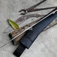 KHUKURI SWORD/ Large kukri Machete/ 21 inches Long Blade Heavy machete/ Full tang/ Leaf spring of truck/ Tempered/Sharpen/Working