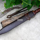 GLADIUS SWORD /21 inches long Blade Hand Forged Sword/ Gladius Machete/Handmade from Leaf spring of Truck-Balance water tempered/Sharp