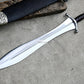 VIKING SWORD/24 inches Long Blade hand forged Sword/Leaf spring of truck/Rosewood Handle/Sharpen/Tempered/Ready to use/knife/knives