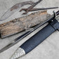 VIKING SWORD/24 inches Long Blade hand forged Sword/Leaf spring of truck/Rosewood Handle/Sharpen/Tempered/Ready to use/knife/knives