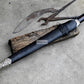DIRK SWORD/22 inches Long Blade hand forged Sword/Leaf spring of truck/Rosewood Handle/Sharpen/Tempered/Ready to use/knife/knives